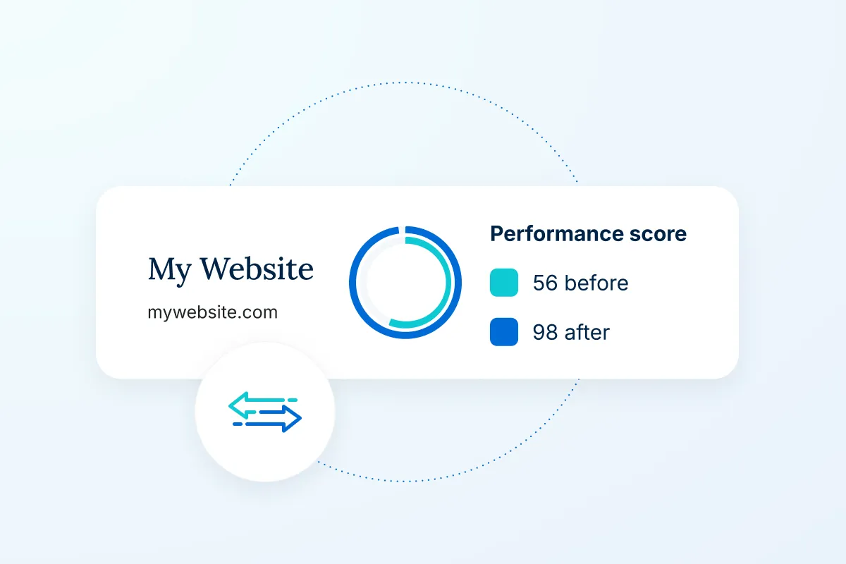 Illustration of WP Engine migration user interface